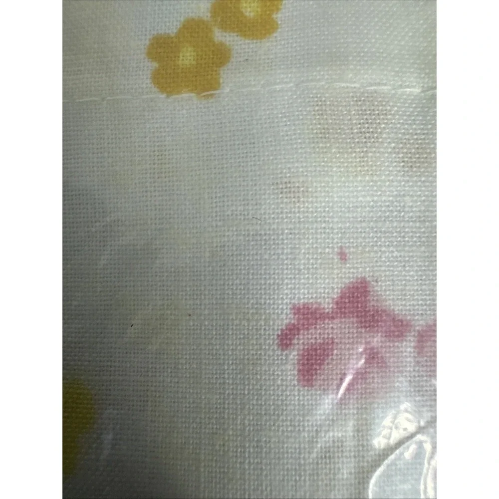 Vintage Royale Standard Pillow Cases Floral Dark Yellow Blue Pink Made‎ In USA